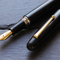 誠エボナイト・シルクブラック Fountain Pen - Wancher ワンチャー
