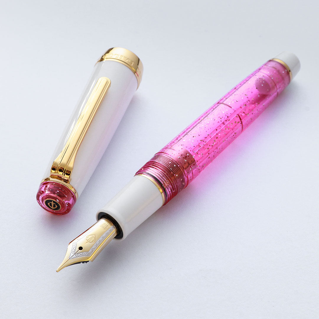 プロフェッショナルギア21金・ Pink Cosmo Fountain Pen - Wancher ワンチャー