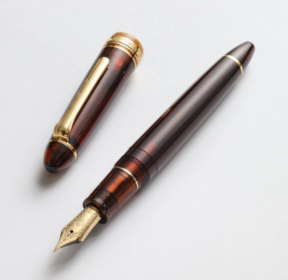 WANCHER x セーラー万年筆プロフィットモカブラウン21金