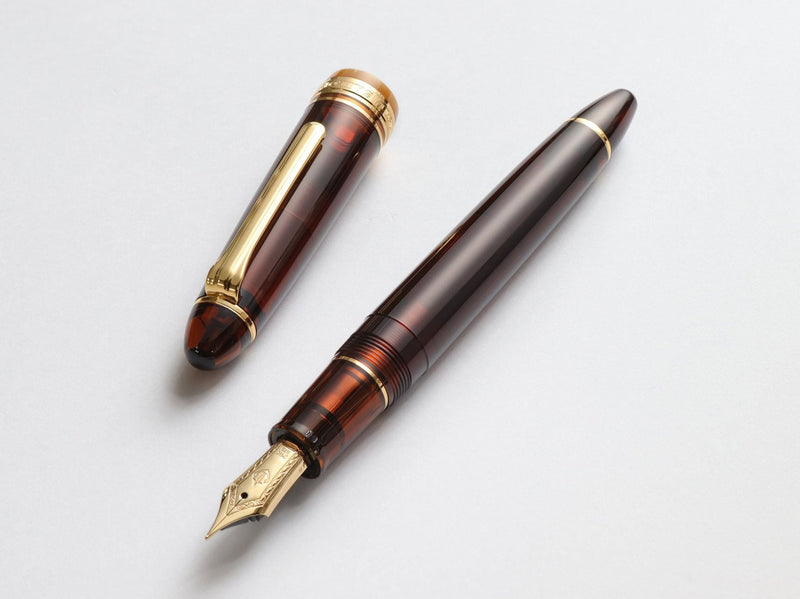 WANCHER x セーラー万年筆プロフィットモカブラウン21金