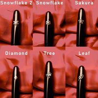 誠エボナイト・マーブルブラウン Fountain Pen - Wancher ワンチャー