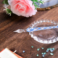 チェコ・ボヘミアンガラスペン・アズール Glass Pen - Wancher ワンチャー