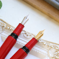 誠漆・朱 Fountain Pen - Wancher ワンチャー