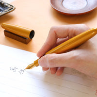 会津漆・メタリック梨子地 Fountain Pen - Wancher ワンチャー