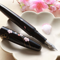 ドリームペン 越前漆・桜月夜 Fountain Pen - Wancher ワンチャー