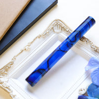 カレイド万年筆・ウルトラマリン・青淵 Fountain Pen - Wancher ワンチャー