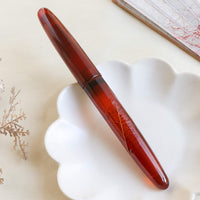 溜透かし・透明 つばき Fountain Pen - Wancher ワンチャー