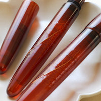 溜透かし・透明 つばき Fountain Pen - Wancher ワンチャー