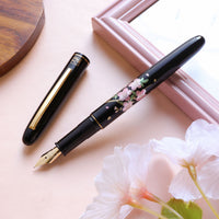 呉竹近代蒔絵万年筆 - 桜唄 Fountain Pen - Wancher ワンチャー