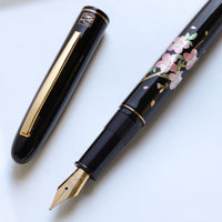 呉竹近代蒔絵万年筆 - 桜唄 Fountain Pen - Wancher ワンチャー