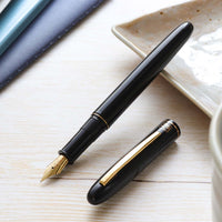 WANCHER x 呉竹 長閑万年筆 - 黒霞 Fountain Pen - Wancher ワンチャー