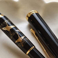呉竹 夢銀河近代蒔絵 - 鶴寿 Fountain Pen - Wancher ワンチャー