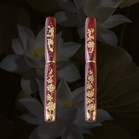 ナムジャイ漆・散華・赤蓮 Fountain Pen - Wancher ワンチャー