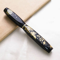 ナムジャイ漆・散華・黒蓮 Fountain Pen - Wancher ワンチャー