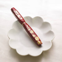 ナムジャイ漆・散華・赤蓮 Fountain Pen - Wancher ワンチャー