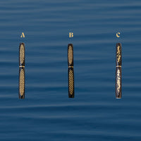 ナムジャイ漆・悠久の波・黒 Fountain Pen - Wancher ワンチャー