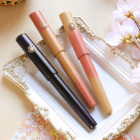 輪島漆・碧紫(あおむらさき)ぼかし Fountain Pen - Wancher ワンチャー