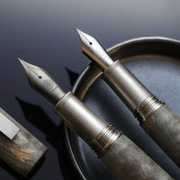 オリンポス・タイタン・ノクターングレー万年筆 Fountain Pen - Wancher ワンチャー