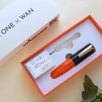 PoChaCo・ブラックチョコオレンジ Fountain Pen - Wancher ワンチャー