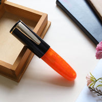 PoChaCo・ブラックチョコオレンジ Fountain Pen - Wancher ワンチャー