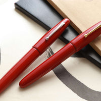 誠漆・朱 Fountain Pen - Wancher ワンチャー