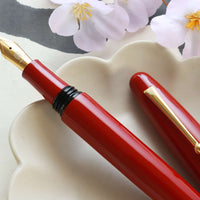 誠漆・朱 Fountain Pen - Wancher ワンチャー