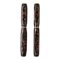 伝承・津軽漆・黒上げ 螺鈿 Fountain Pen - Wancher ワンチャー