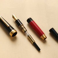 天狗 スタンダード・紅色 Fountain Pen - Wancher ワンチャー