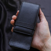 テラサキ レザーペンケース・黒 Pen Pouch - Wancher ワンチャー
