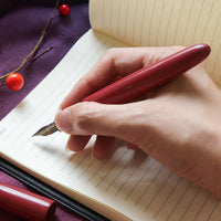 誠エボナイト・サンドレッド Fountain Pen - Wancher ワンチャー