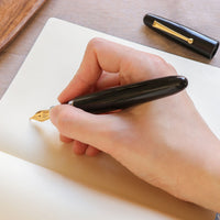 誠エボナイト・シルクブラック Fountain Pen - Wancher ワンチャー