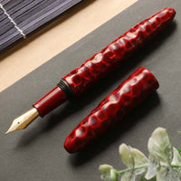 会津漆・亀甲塗り・赤溜塗 Fountain Pen - Wancher ワンチャー