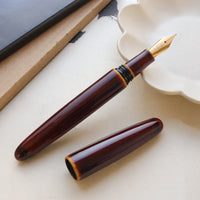 Wancher ワンチャー春慶塗り万年筆 渓流ニブペン先