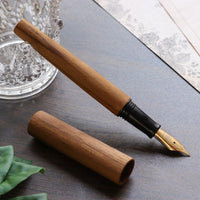 世界樹・チークウッド Fountain Pen - Wancher ワンチャー