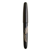 季映万年筆・黒漆・ひいらぎ Fountain Pen - Wancher ワンチャー