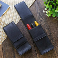 Wancher ワンチャーレーザー本革ケース 黒 インドネシア製 ハンドメイド