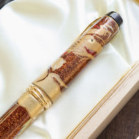 呉竹万年毛筆 夢銀河輪島塗・昇龍 Brush Pen - Wancher ワンチャー