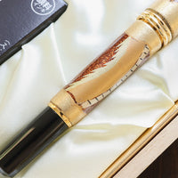 呉竹万年毛筆 夢銀河輪島塗・昇龍 Brush Pen - Wancher ワンチャー