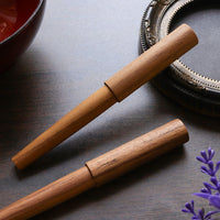 世界樹・チークウッド Fountain Pen - Wancher ワンチャー