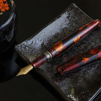 八雲塗 白檀・黒 Fountain Pen - Wancher ワンチャー