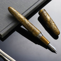 八雲塗 ちぢみ ・ にしきへび Fountain Pen - Wancher ワンチャー
