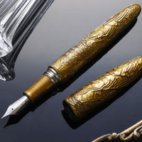 八雲塗 ちぢみ ・ にしきへび Fountain Pen - Wancher ワンチャー