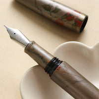 ドリームペン 漆絵・柿図 Fountain Pen - Wancher ワンチャー