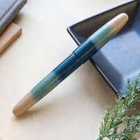廣田漆 茶碗色・藍 Fountain Pen - Wancher ワンチャー