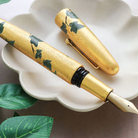 廣田漆 金箔蒔絵・ヘデラ Fountain Pen - Wancher ワンチャー