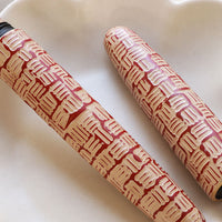 廣田漆 櫛目堆漆塗 茜色 Fountain Pen - Wancher ワンチャー