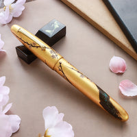 廣田漆 金箔蒔絵・白の梅 Fountain Pen - Wancher ワンチャー