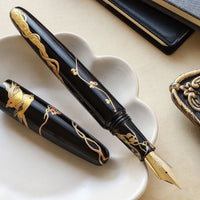 高蒔絵・蔓梅擬目白 Fountain Pen - Wancher ワンチャー