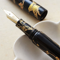 高蒔絵・蔓梅擬目白 Fountain Pen - Wancher ワンチャー