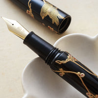 高蒔絵・蔓梅擬目白 Fountain Pen - Wancher ワンチャー